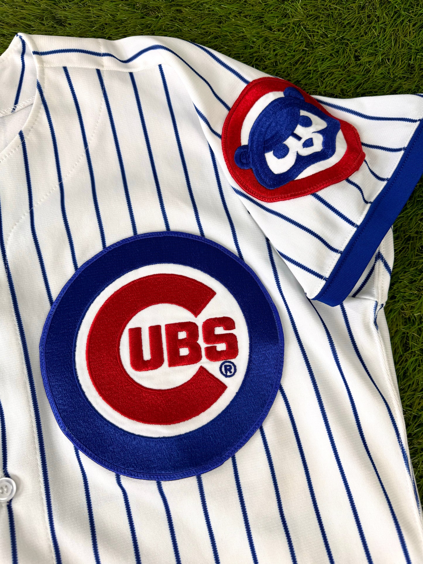 Chicago Cubs Mark Grace 1990 MLB Baseball Jersey (44/Large)