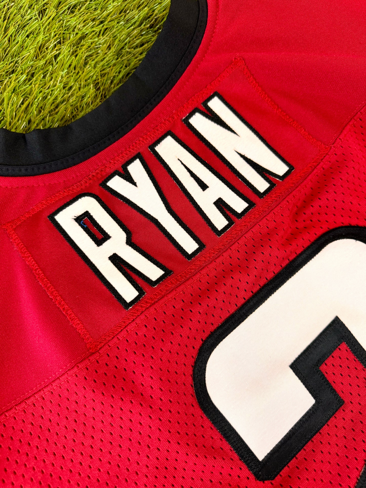 Atlanta Falcons Matt Ryan Team Issued 2017 Super Bowl LI NFL Football Jersey (48/XL)