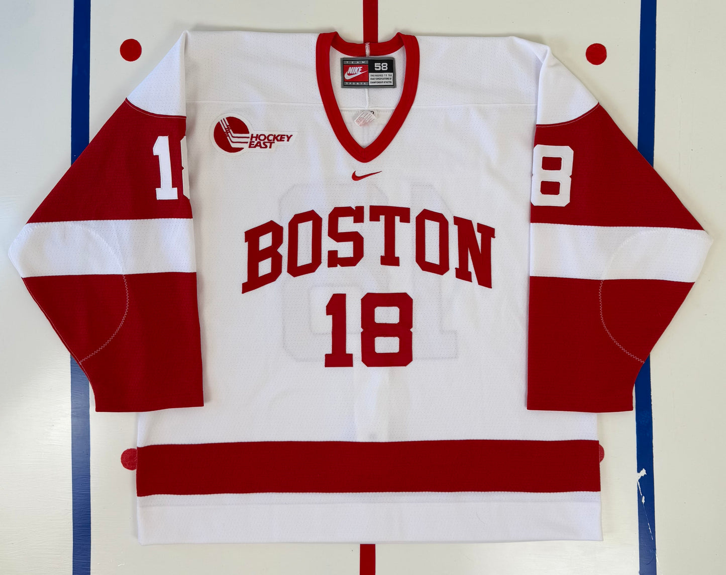 Boston University Terriers Dan Cavanaugh 2000-2001 College Hockey Jersey (58/XXXL)