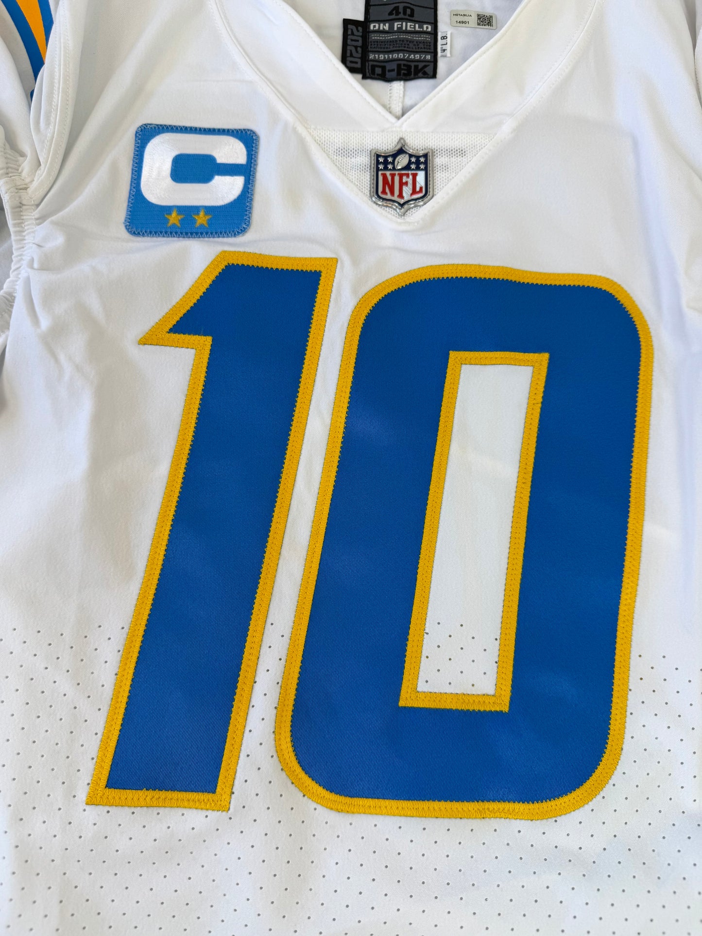 LA Chargers 2022 Justin Herbert NFL Football Jersey (40/Medium)