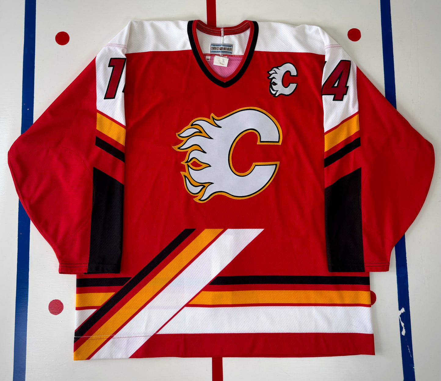 Calgary Flames Theo Fleury 1996-1997 NHL Hockey Jersey (54/XXL)