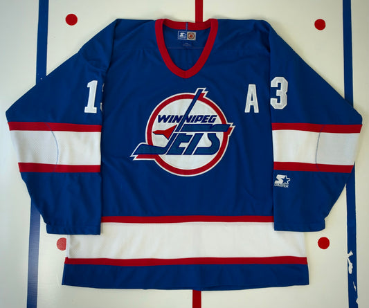 Winnipeg Jets Teemu Selanne 1992-1993 NHL Hockey Jersey (XXL)