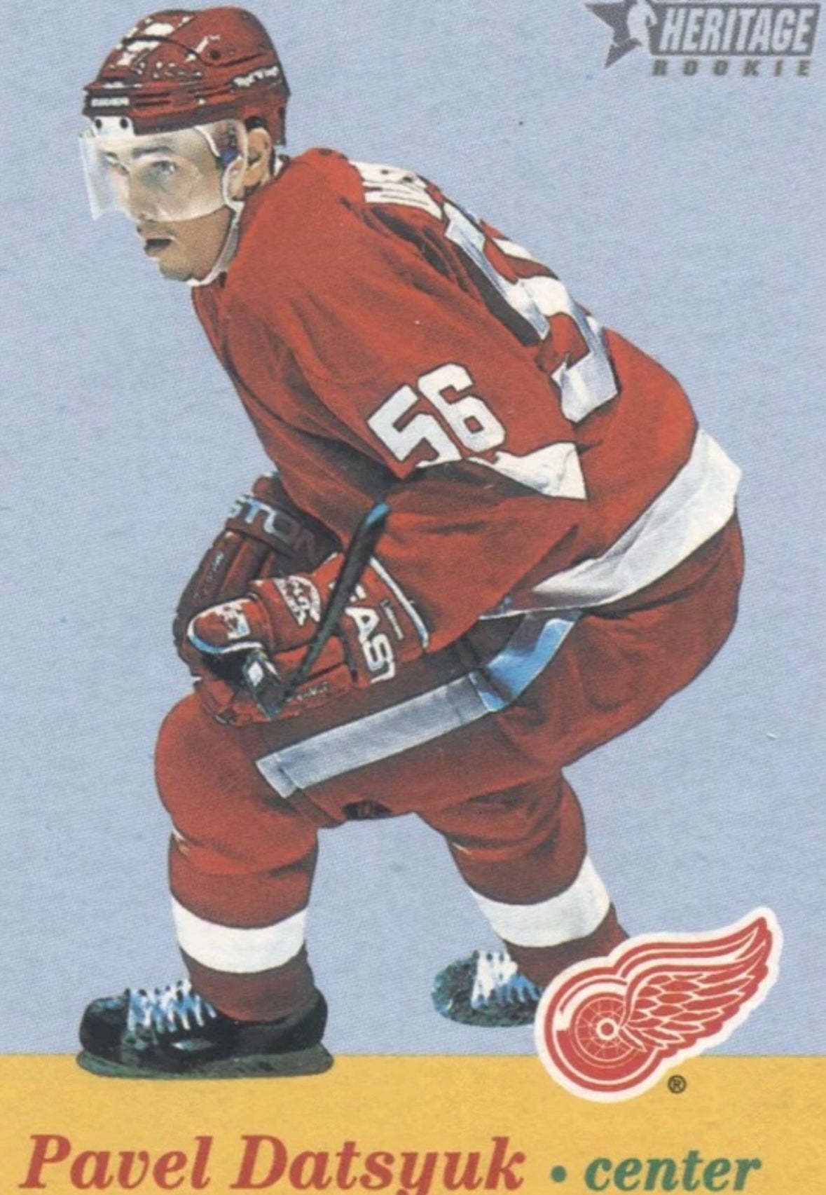 Detroit Red Wings Pavel Datsyuk 1998-1999 Pre-Season NHL Hockey Jersey (56/XXL)