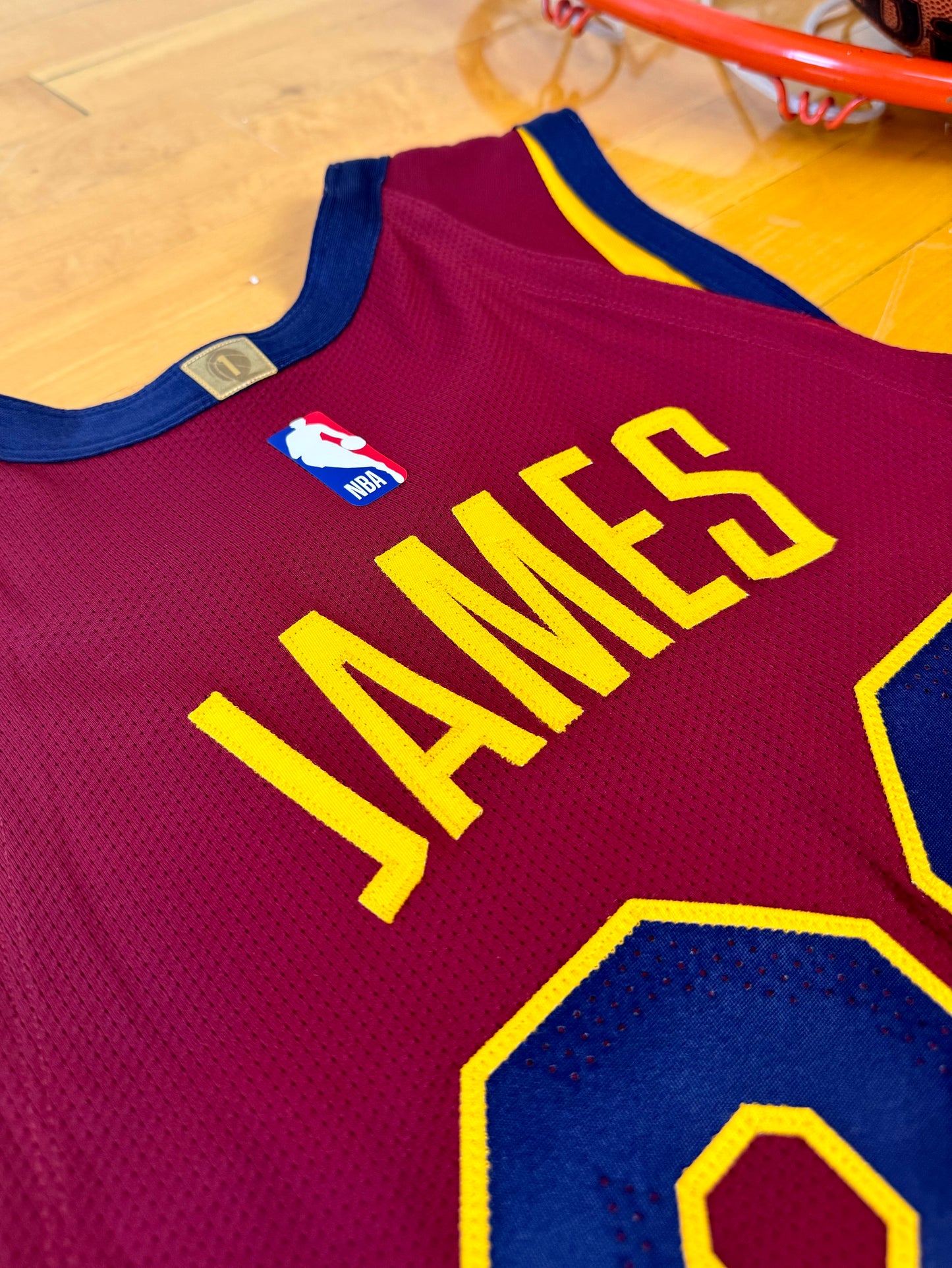 Cleveland Cavaliers 2017-2018 Lebron James Team Issued NBA Basketball Jersey (44/Large)