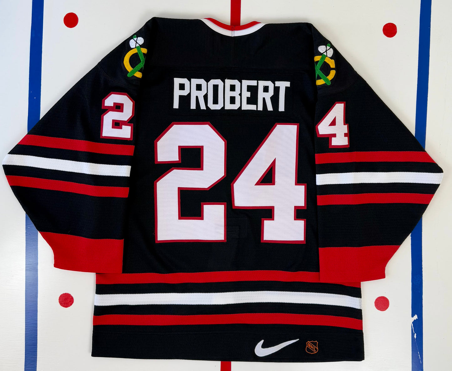 Chicago Blackhawks 1996-1999 Bob Probert NHL Hockey Jersey (48/Medium)