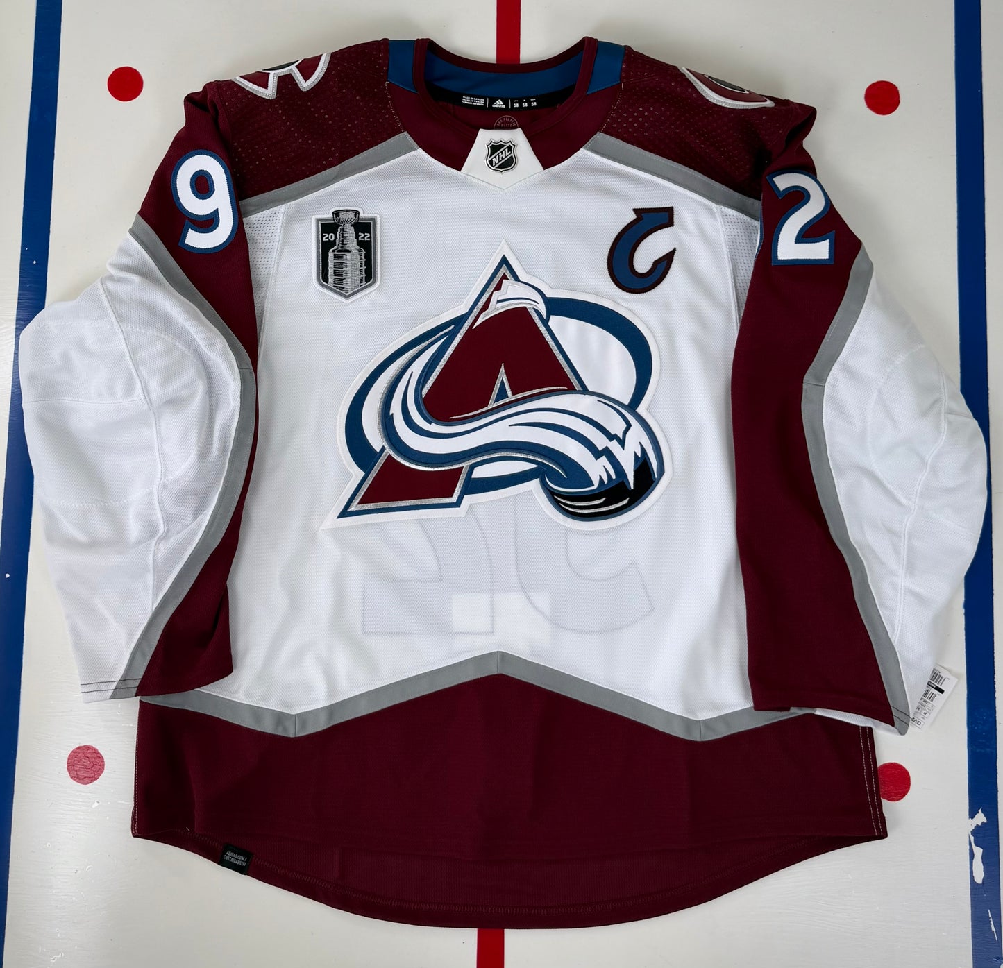 Colorado Avalanche Gabriel Landeskog 2022 Stanley Cup Finals NHL Hockey Jersey (58/XXXL)