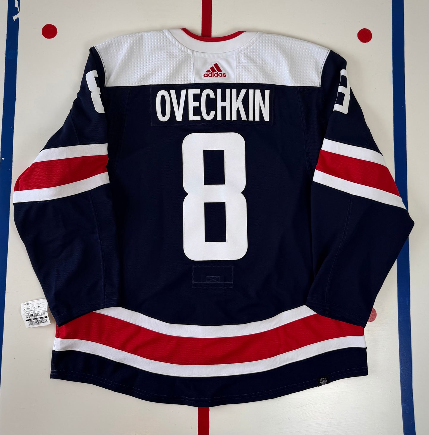 Washington Capitals Alexander Ovechkin 2021-2024 Alternate NHL Hockey Jersey (58/XXL)