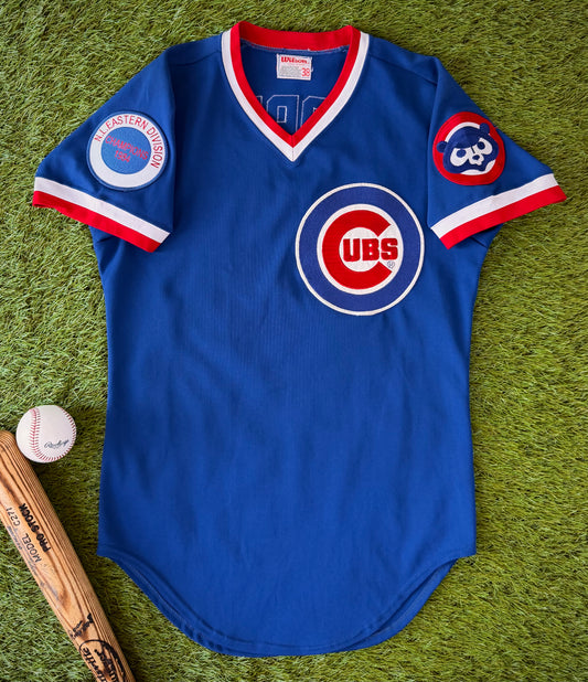 Chicago Cubs Ryne Sandberg 1984 Postseason MLB Baseball Jersey (38/Medium)