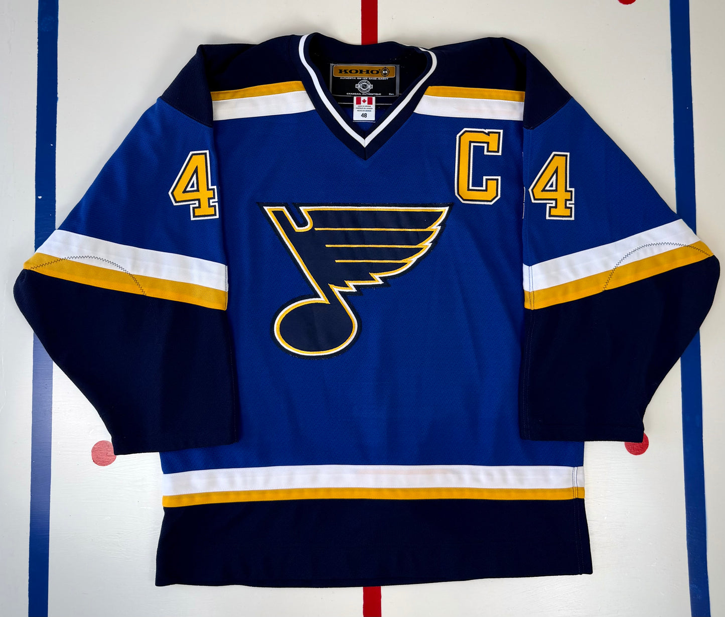 St. Louis Blues Chris Pronger 2000-2004 NHL Hockey Jersey (48/Large)