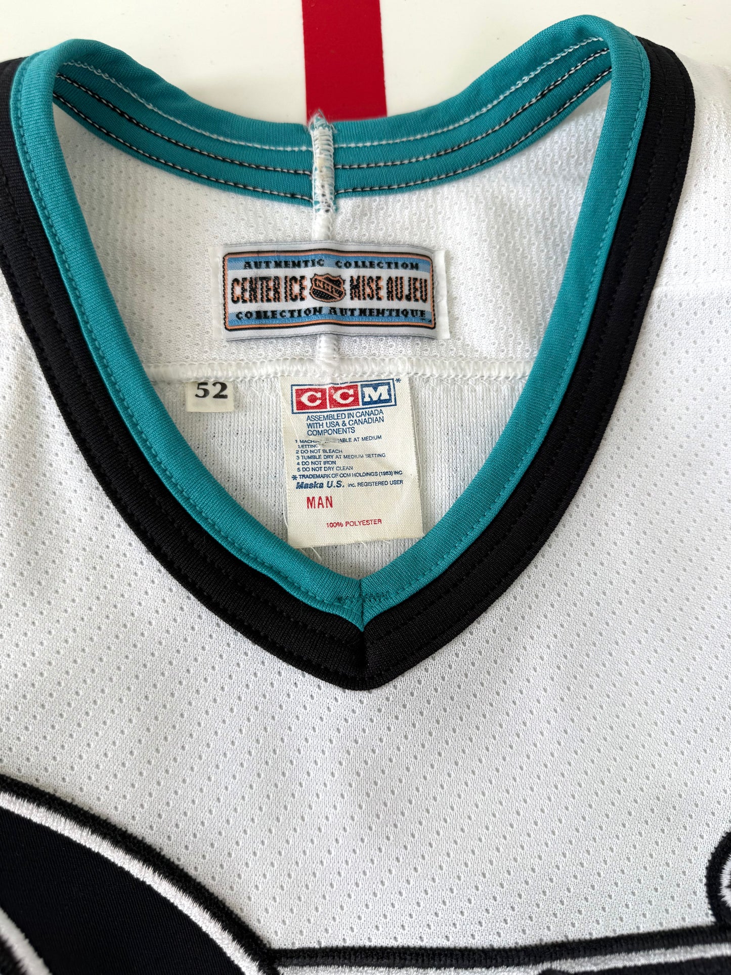 San Jose Sharks Doug Wilson 1991-1992 NHL Hockey Jersey (52/XL)