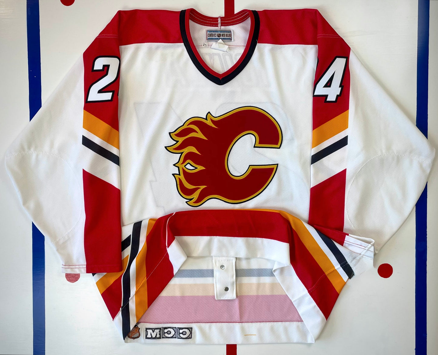 Calgary Flames Jarome Iginla 1996-1997 NHL Hockey Jersey (52/XL)