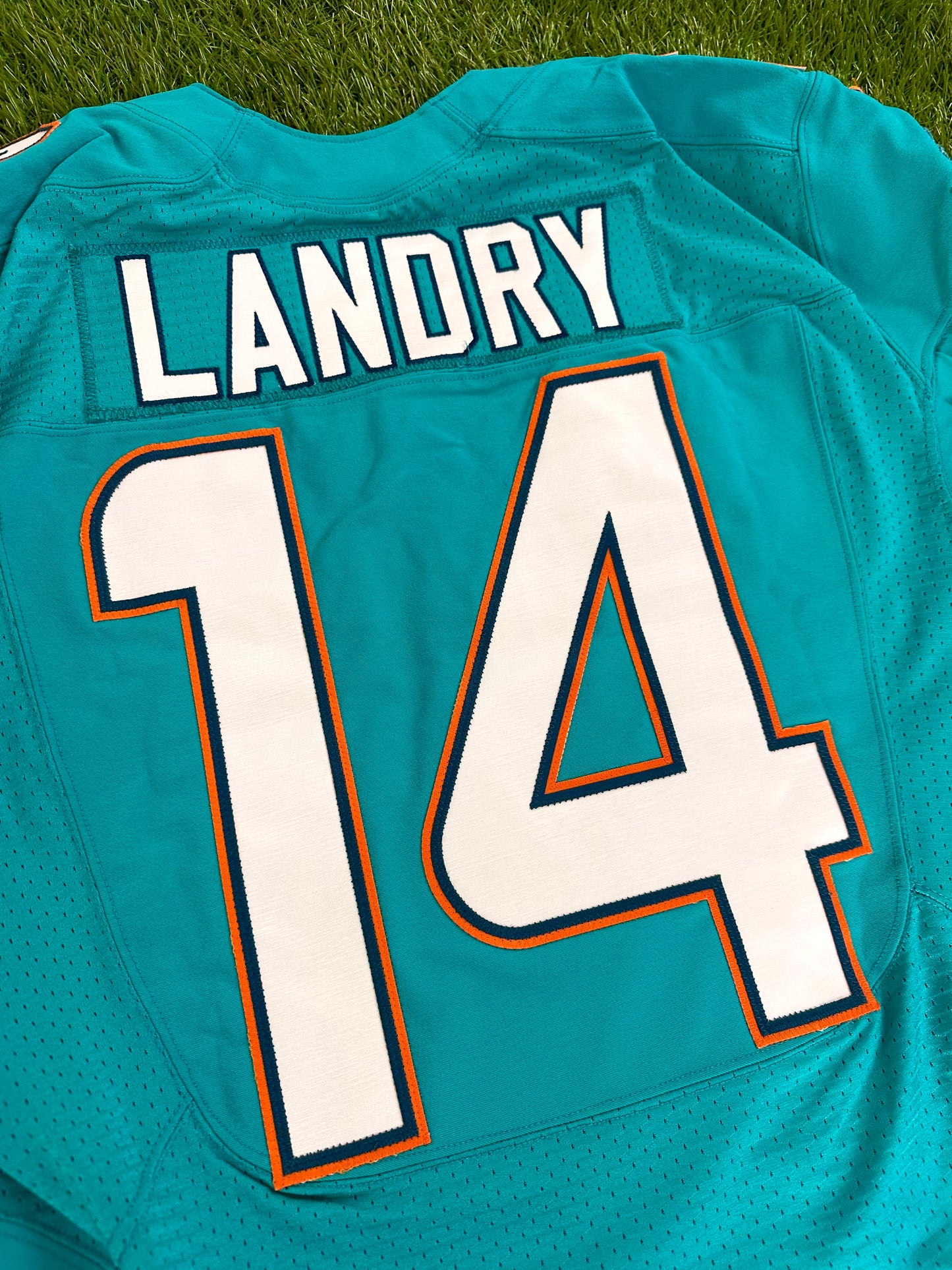 Miami Dolphins Jarvis Landry 2014 Team Issued NFL Football Jersey (42/Large)