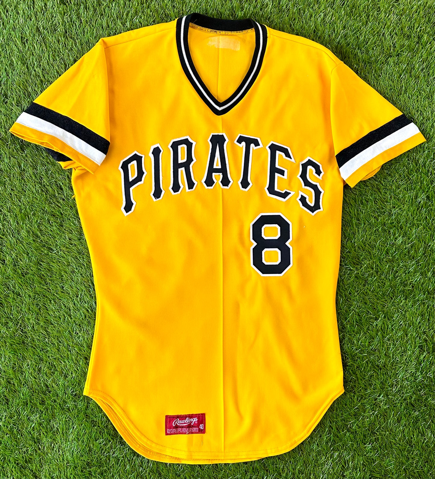 Pittsburgh Pirates Willie Stargell 1977 MLB Baseball Jersey (40/Medium)