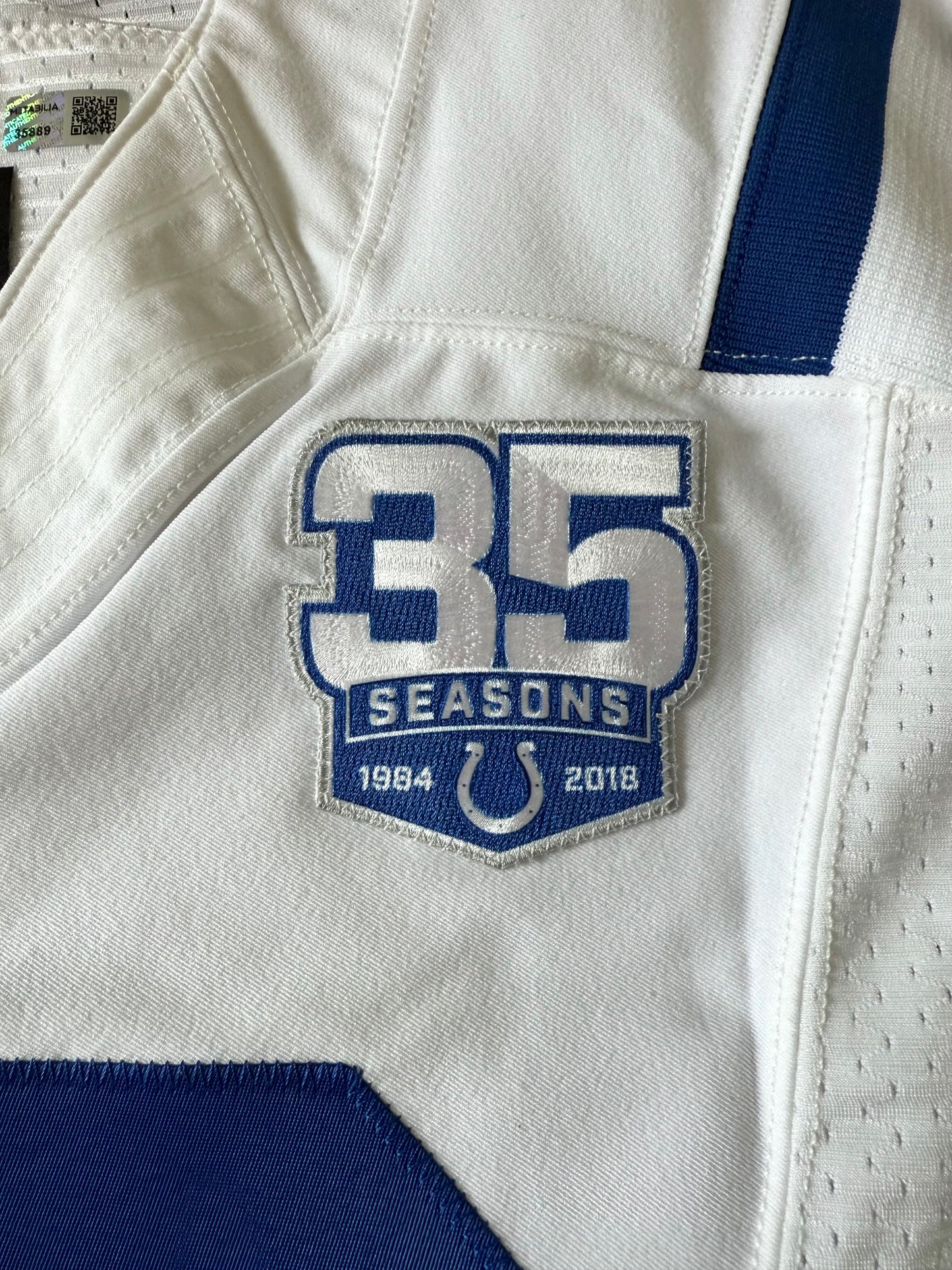 Indianapolis Colts Quenton Nelson 2018 NFL Football Jersey (44/Large)