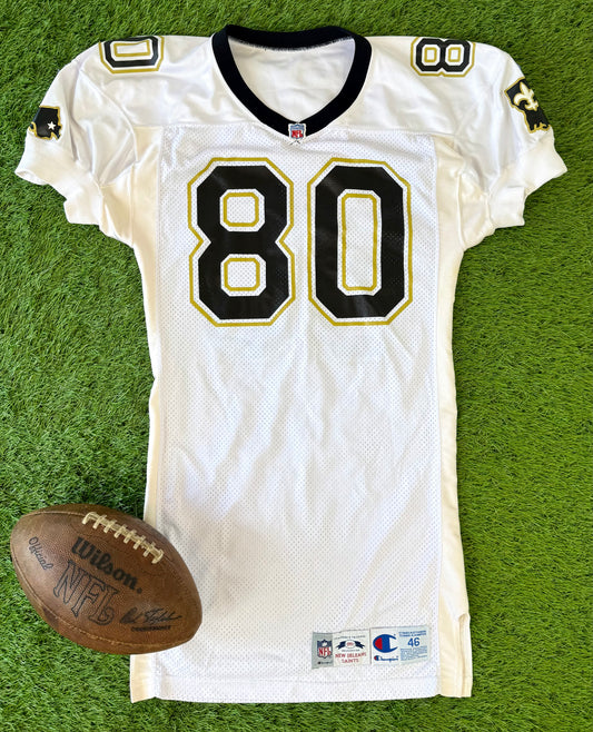 New Orleans Saints Marcus Dowdell Game Worn 1993 NFL Football Jersey (46/Large)