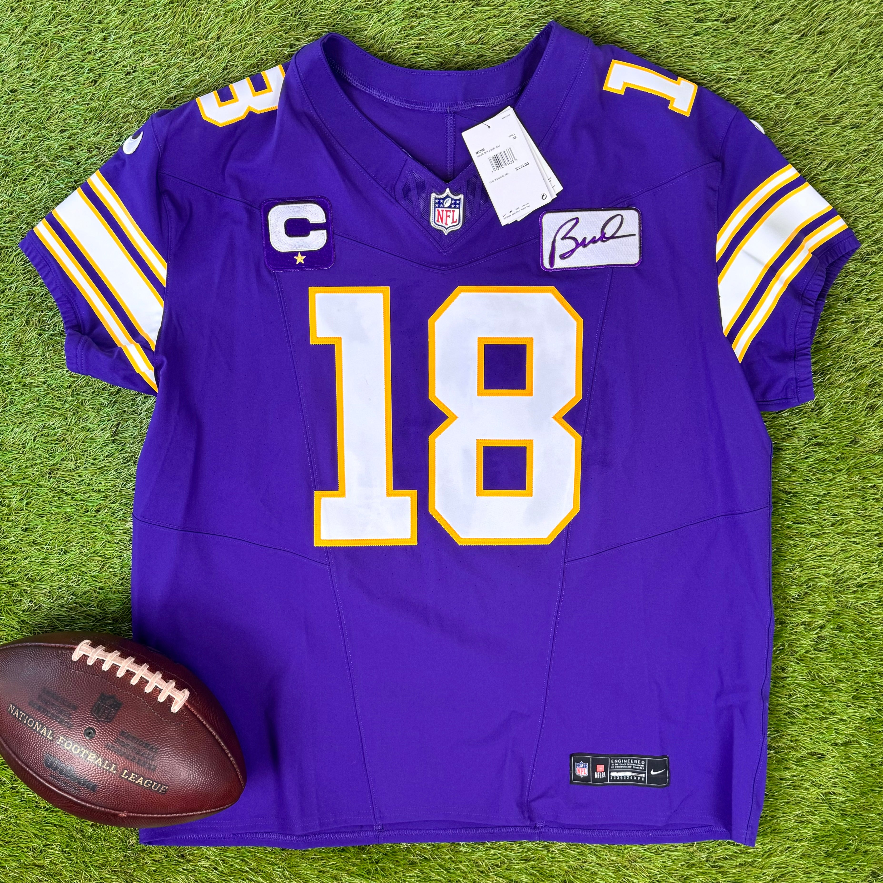 Justin Jefferson Minnesota Vikings Baseball Jersey selling