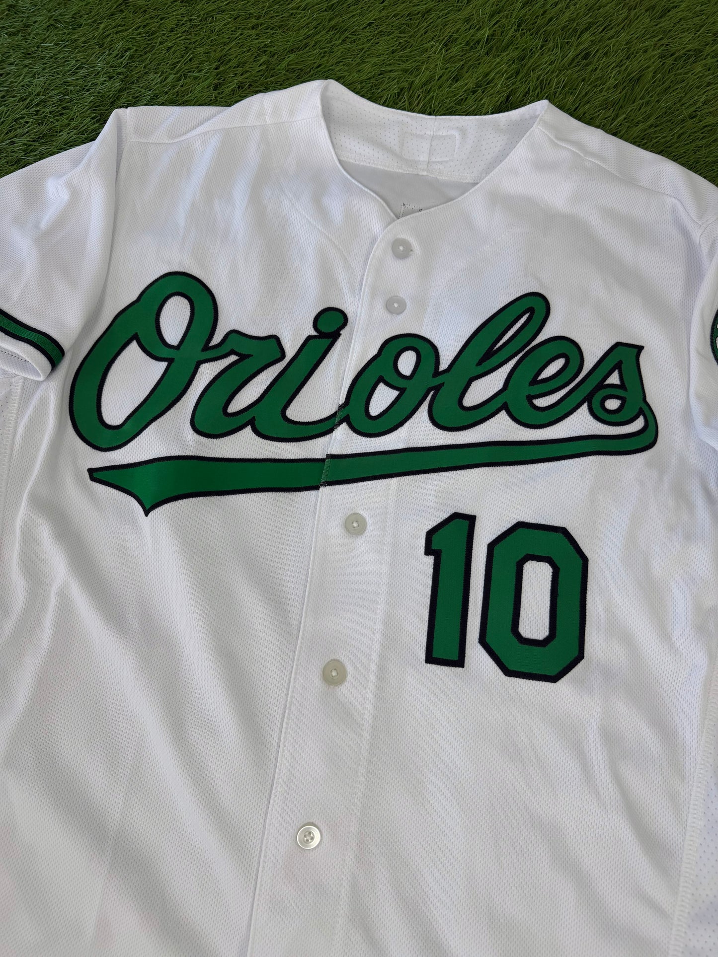 Baltimore Orioles Adam Jones 2018 Earth Day MLB Baseball Jersey (44/Large)