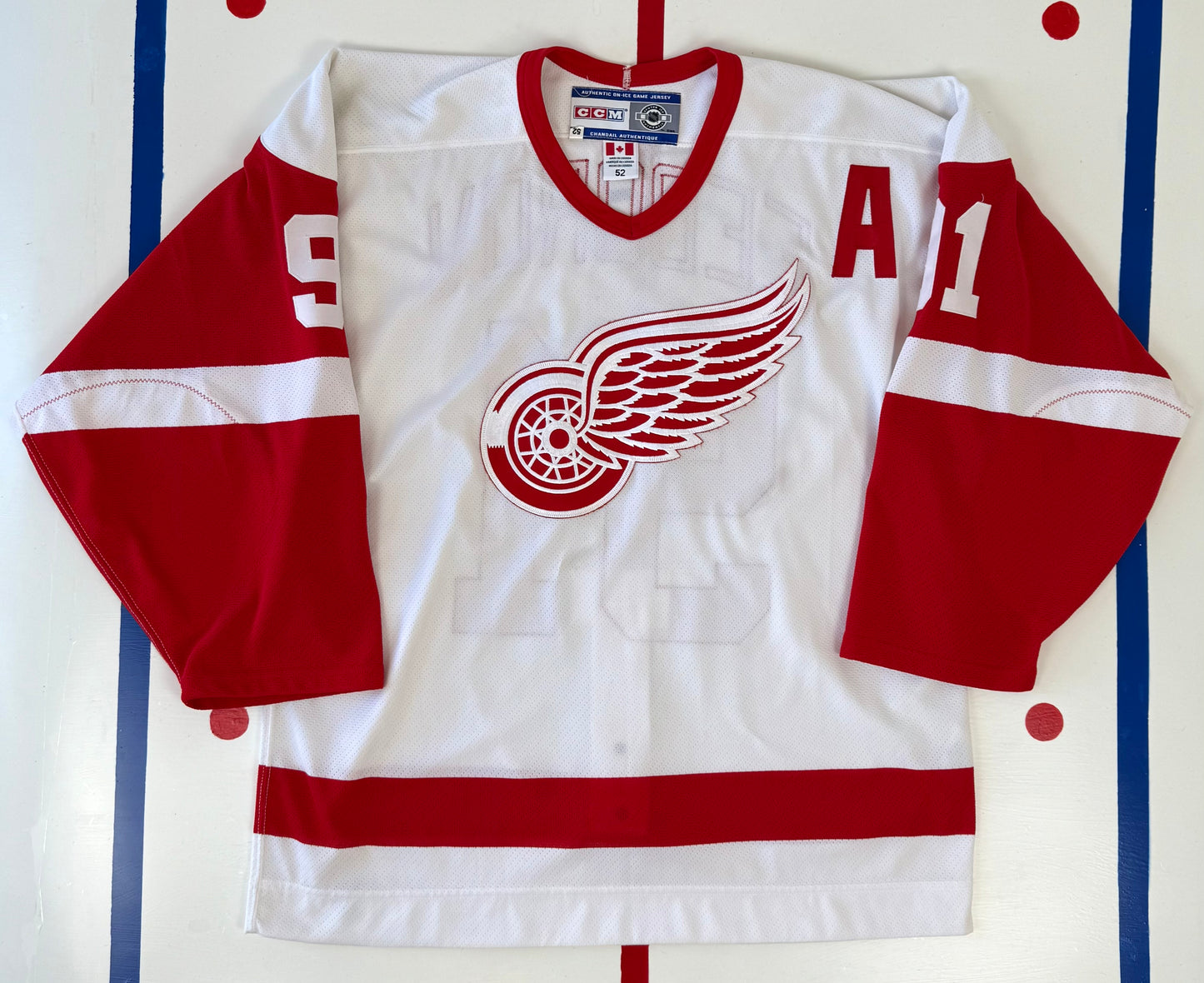 Detroit Red Wings 2002-2003 Sergei Fedorov NHL Hockey Jersey (52/XL)