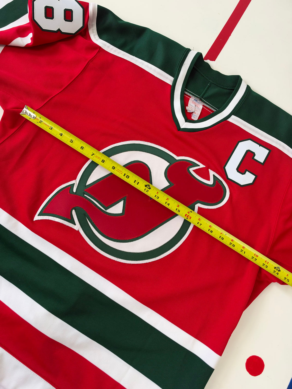 New Jersey Devils Mel Bridgman 1986-1987 NHL Hockey Jersey (46/Large)