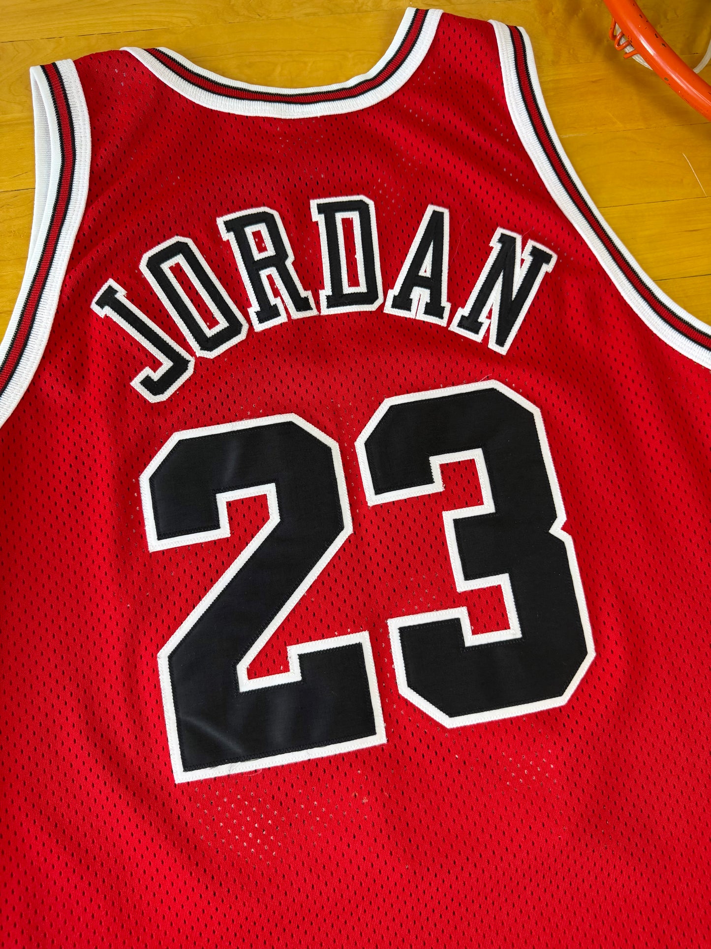 Chicago Bulls Michael Jordan “Flu Game” 1997 NBA Finals Basketball Jersey (48/XL)