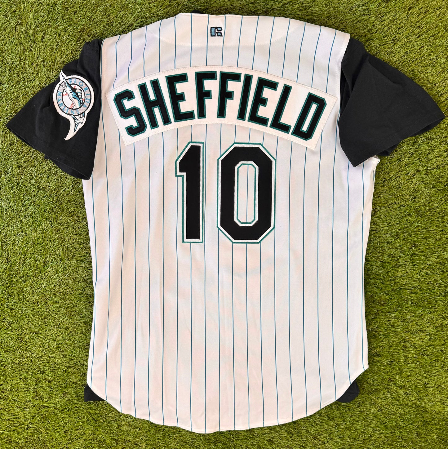 Florida Marlins 1995-1998 Gary Sheffield Home Vest Alternate MLB Baseball Jersey (46/Large)