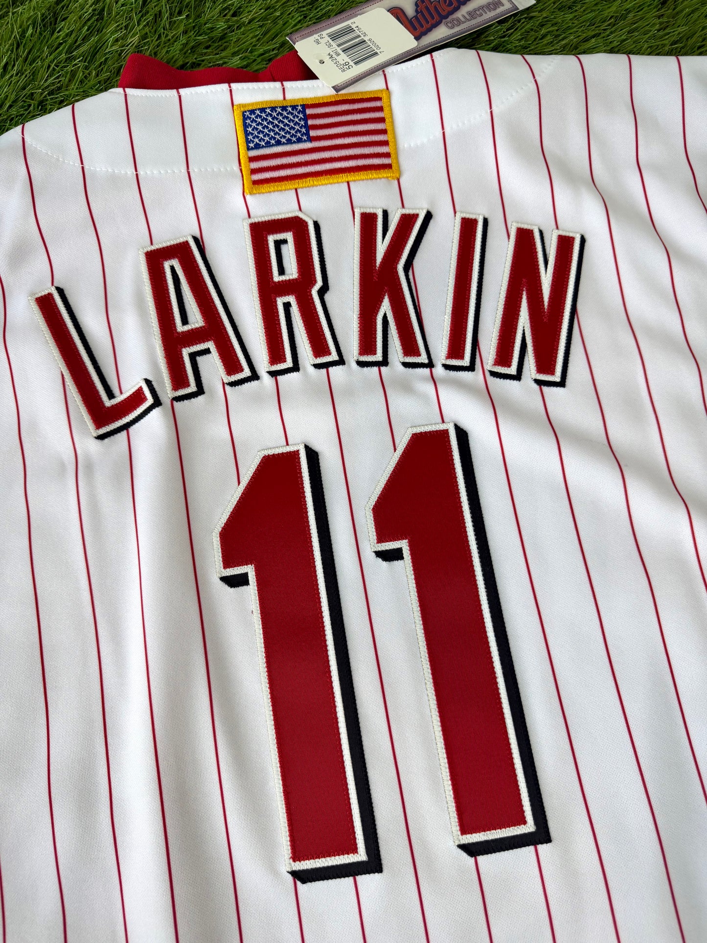 Cincinnati Reds Barry Larkin 2001 MLB Baseball Jersey (56/XXXL)