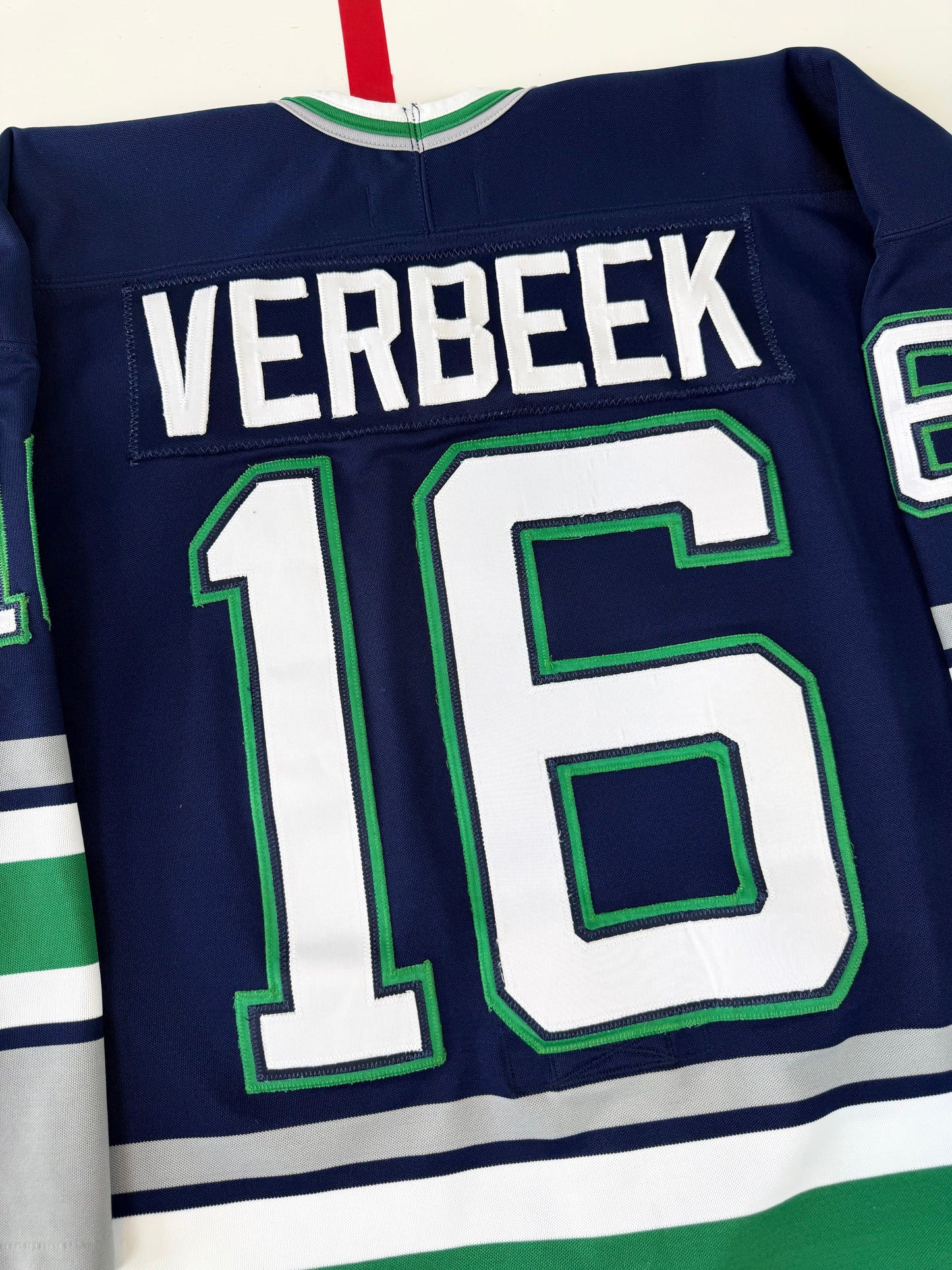 Hartford Whalers Pat Verbeek 1992-1993 NHL Hockey Jersey (48/Large)