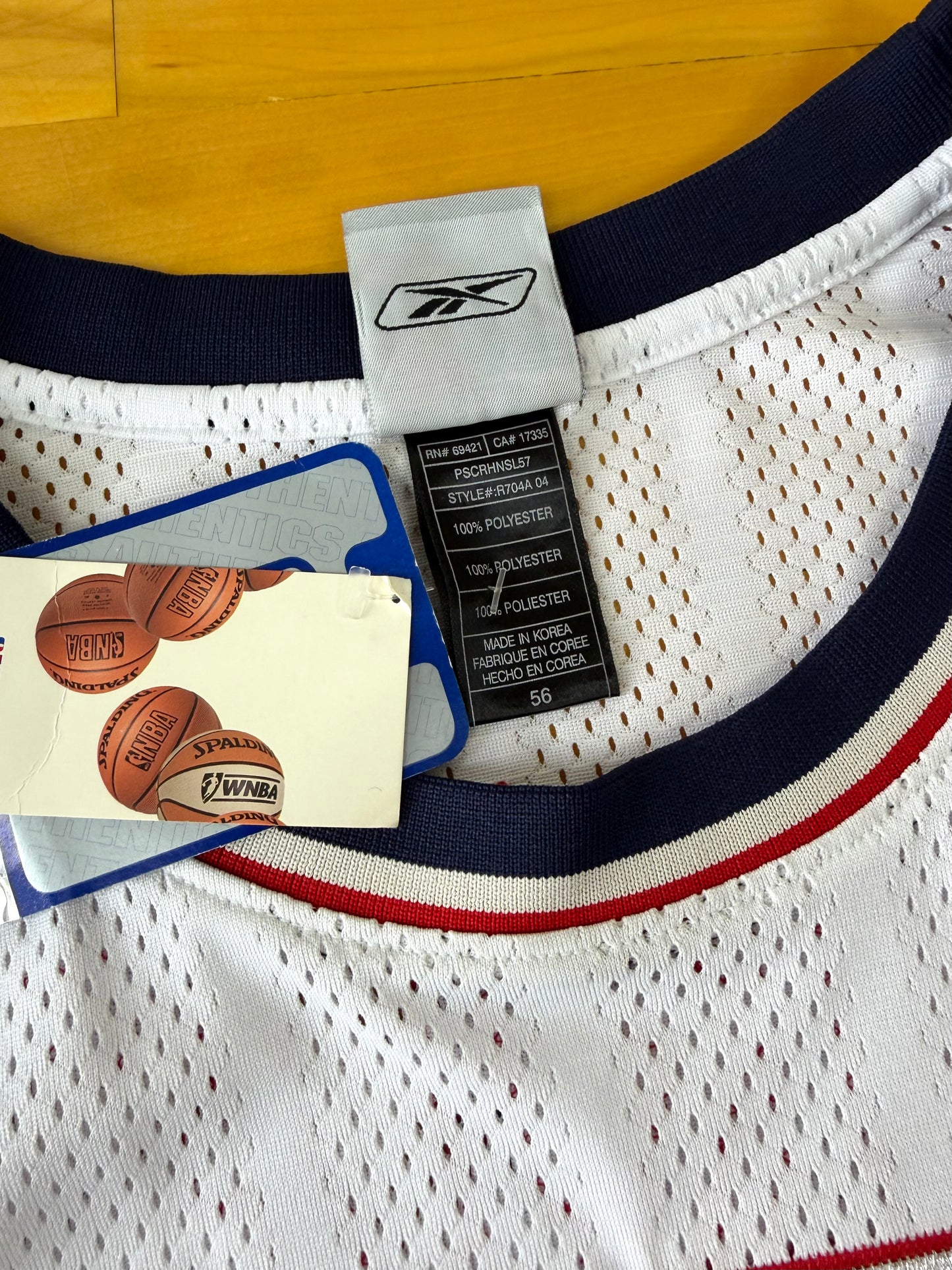 New Jersey Nets Vince Carter 2004-2005 NBA Basketball Jersey (56/XXXL)