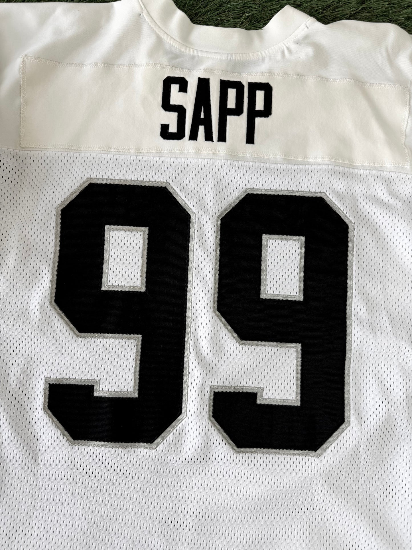 Oakland Raiders Warren Sapp 2004 NFL Football Jersey (50/XL)