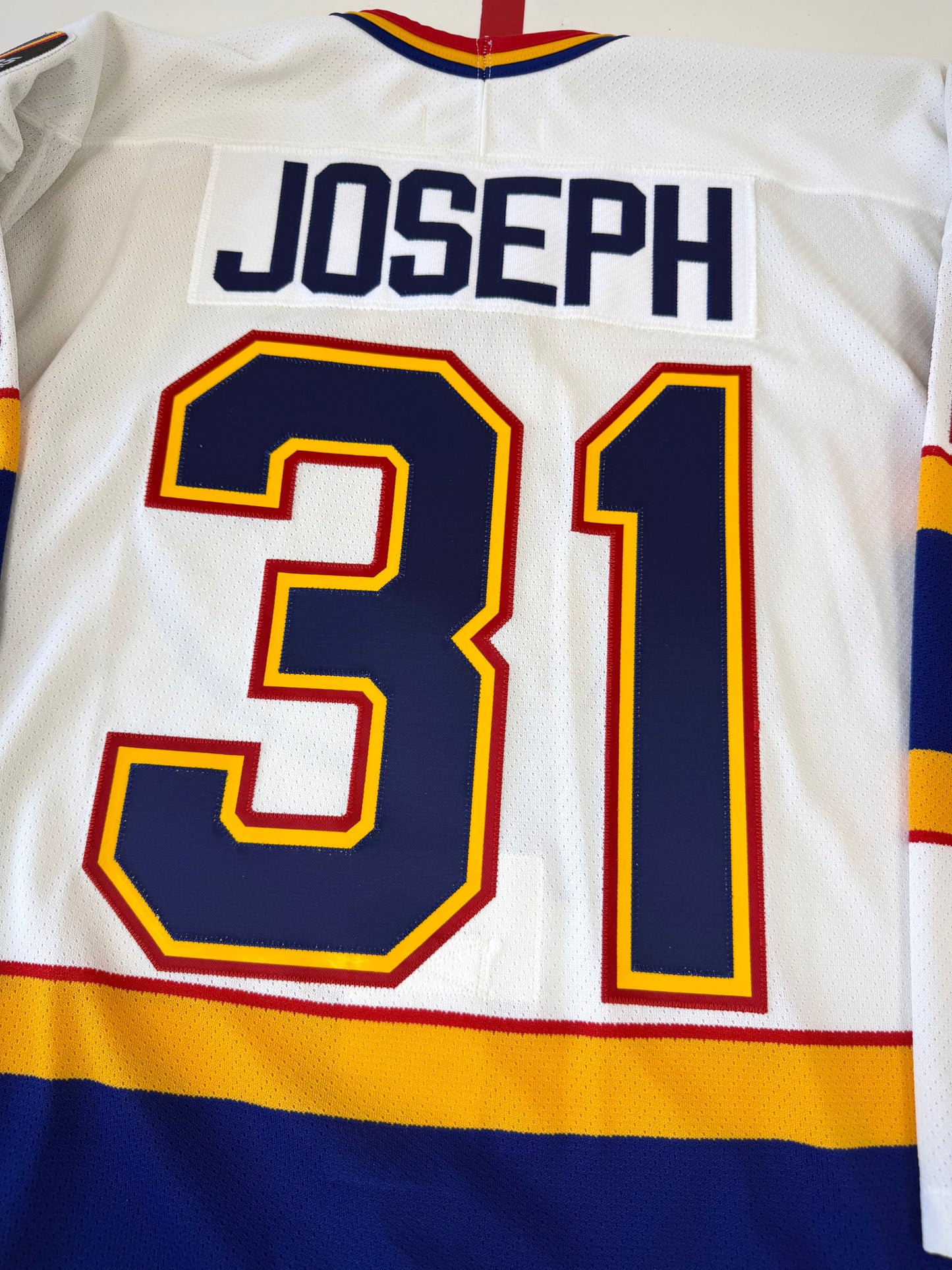 St. Louis Blues Curtis Joseph 1991-1992 NHL Hockey Jersey (48/Large)