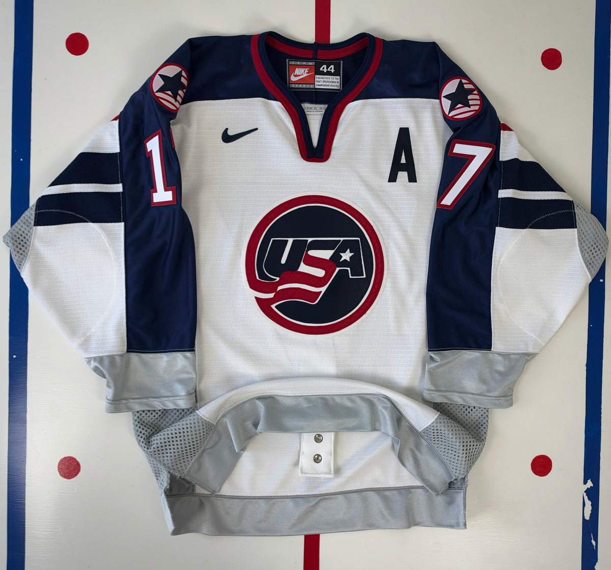 Team USA Keith Tkachuk 1998 Olympics Hockey Jersey (44/Medium)