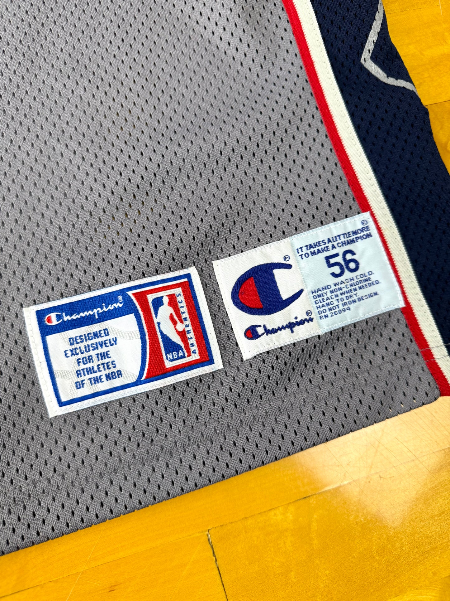 New Jersey Nets Jason Kidd 2002 NBA Finals Basketball Jersey (56/XXXL)