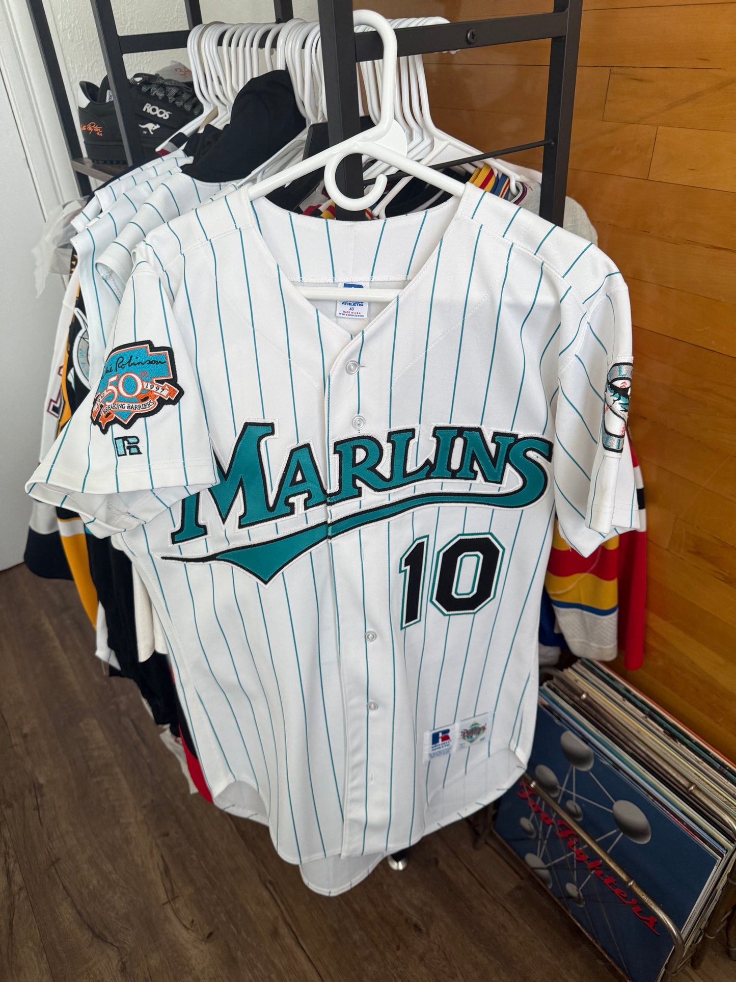 Florida Marlins Gary Sheffield 1997 MLB Baseball Jersey (40/Medium)