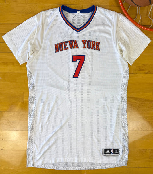New York Knicks Carmelo Anthony 2014 Noche Latina NBA Basketball Jersey (XXXXL)