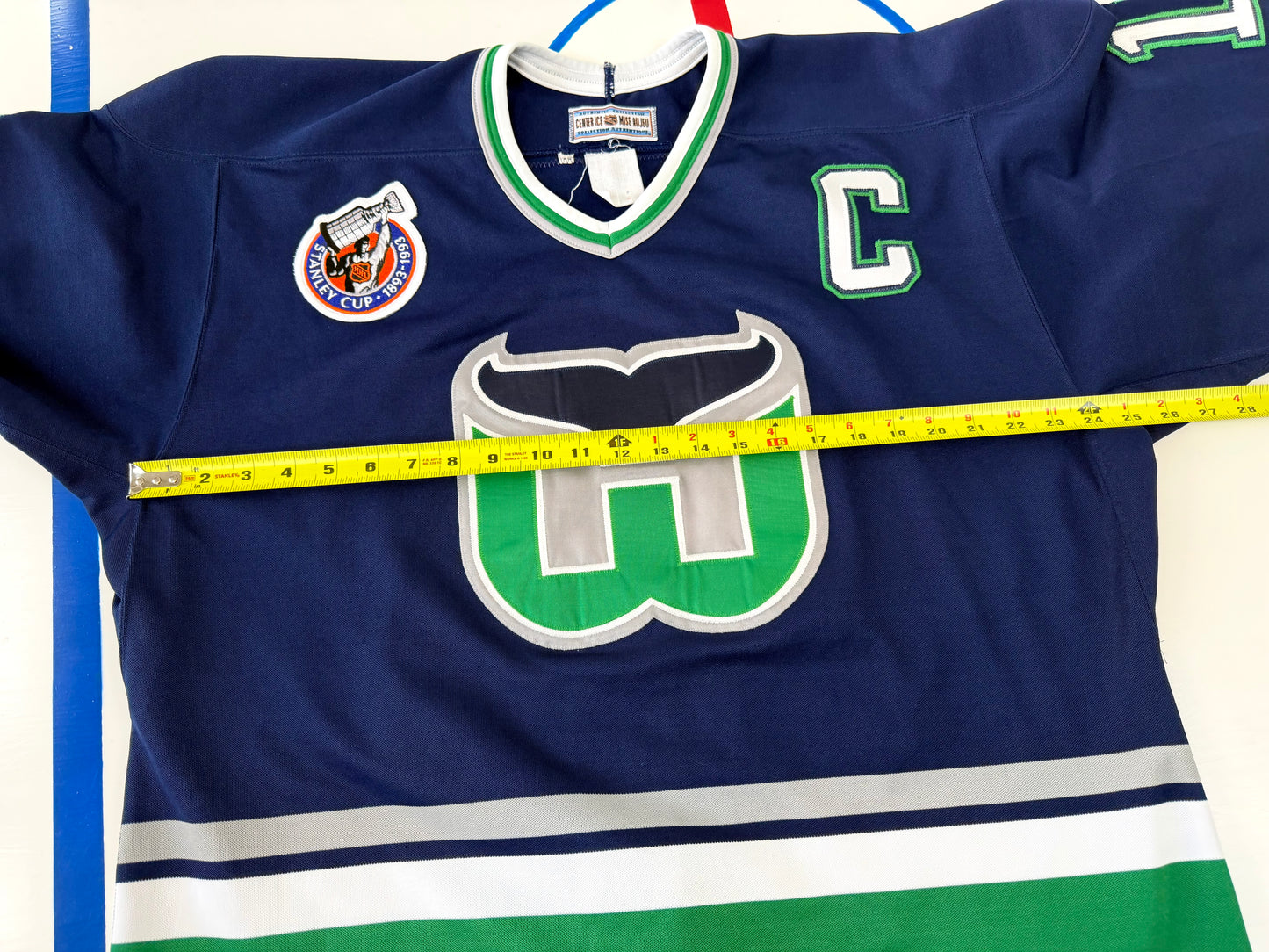 Hartford Whalers Pat Verbeek 1992-1993 NHL Hockey Jersey (48/Large)