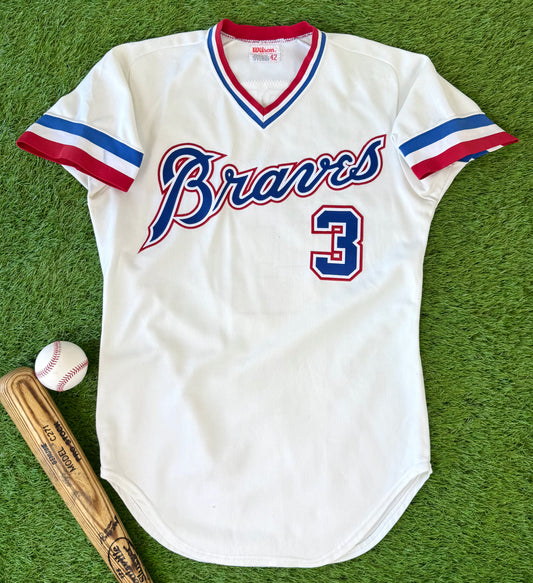 Atlanta Braves Dale Murphy 1980-1986 MLB Baseball Jersey (42/Medium)