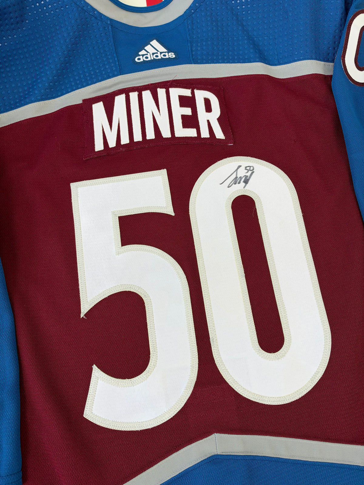 Colorado Avalanche Trent Miner 2023-2024 NHL Hockey Jersey (58G/XXXL)