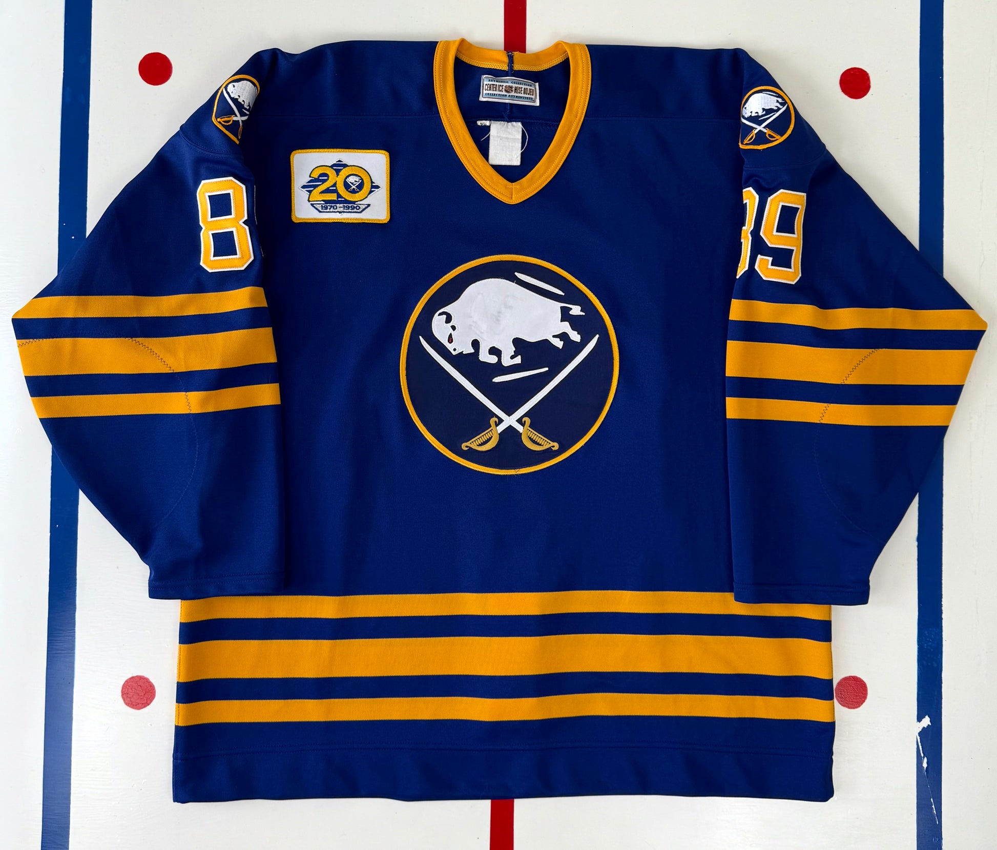 Buffalo Sabres Alexander Mogilny 1989-1990 NHL Hockey Jersey (54