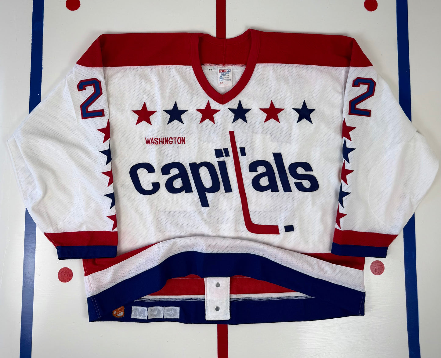 Washington Capitals Dino Ciccarelli 1990-1991 Game Issued NHL Hockey Jersey (54/XXL)