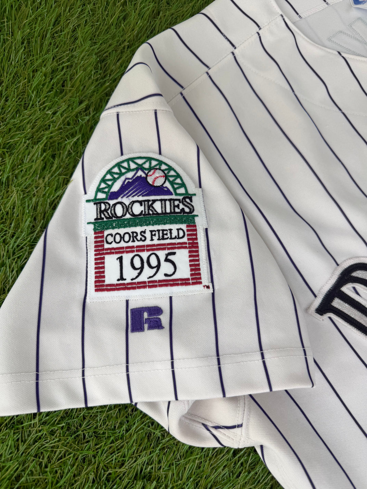 Colorado Rockies Larry Walker 1995 MLB Baseball Jersey (48/XL)