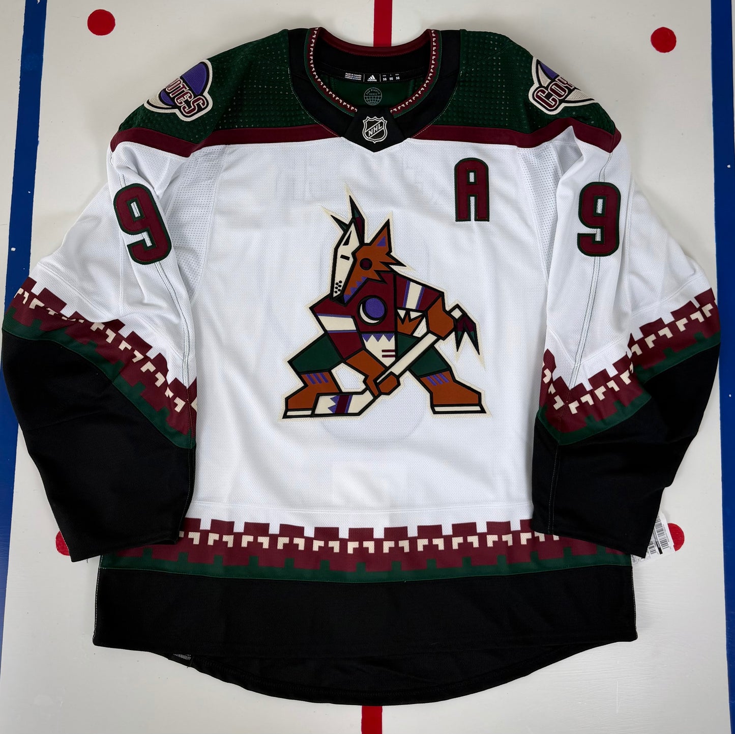 Arizona Coyotes Clayton Keller 2023-2024 NHL Hockey Jersey (56/XXL)