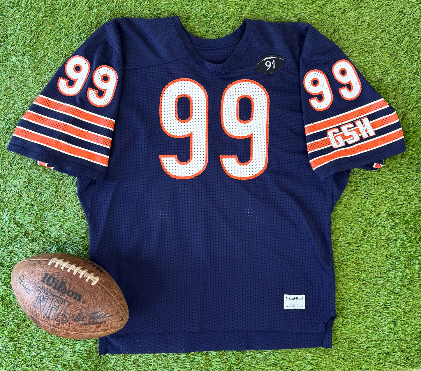 Chicago Bears Dan Hampton 1990 NFL Football Jersey (48/XL)