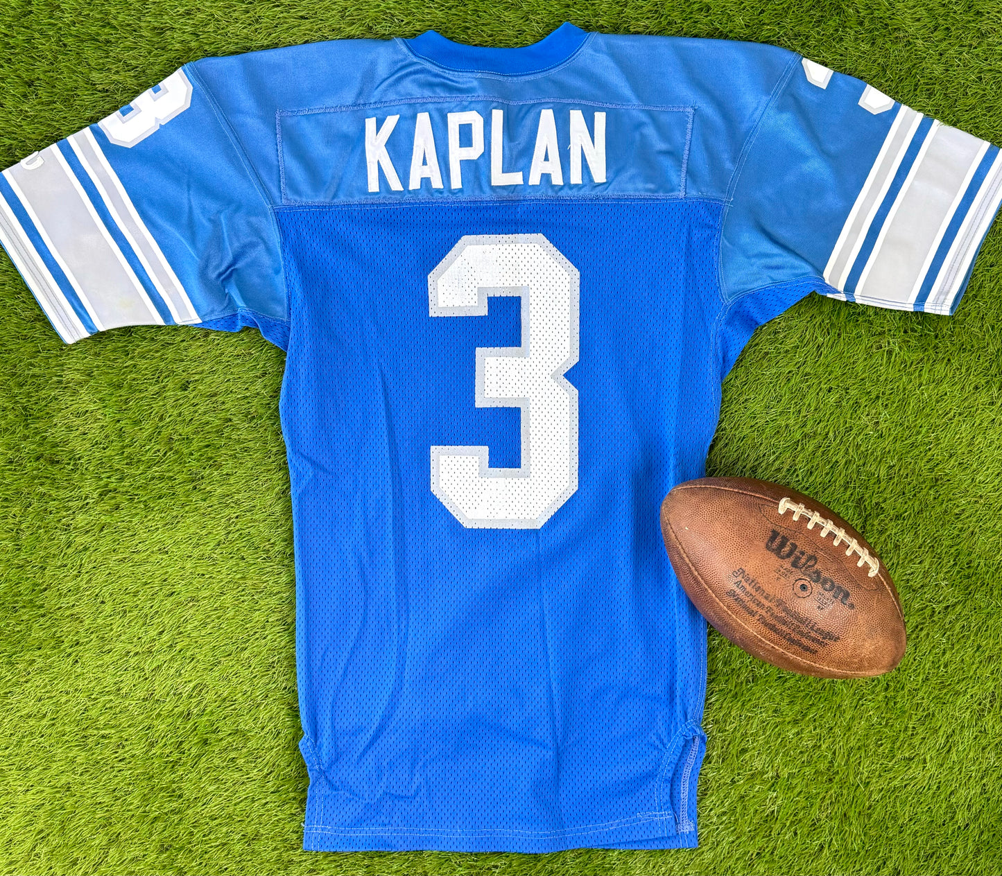 Detroit Lions 1994 Game Issued Kaplan NFL Football Jersey (44/Large)
