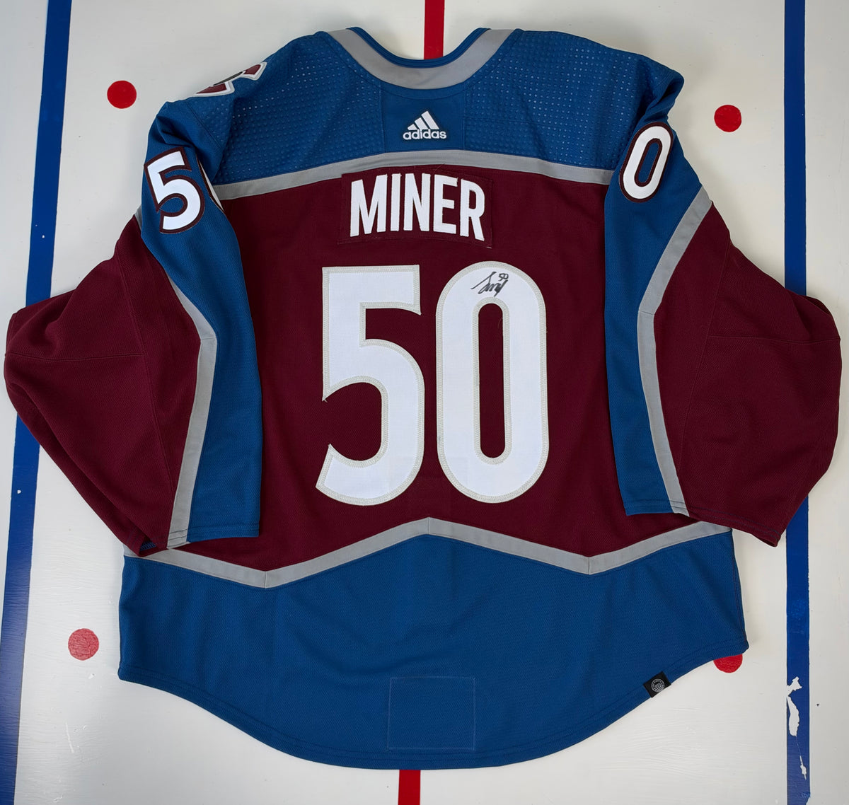 Colorado Avalanche Trent Miner 2023-2024 NHL Hockey Jersey (58G/XXXL)