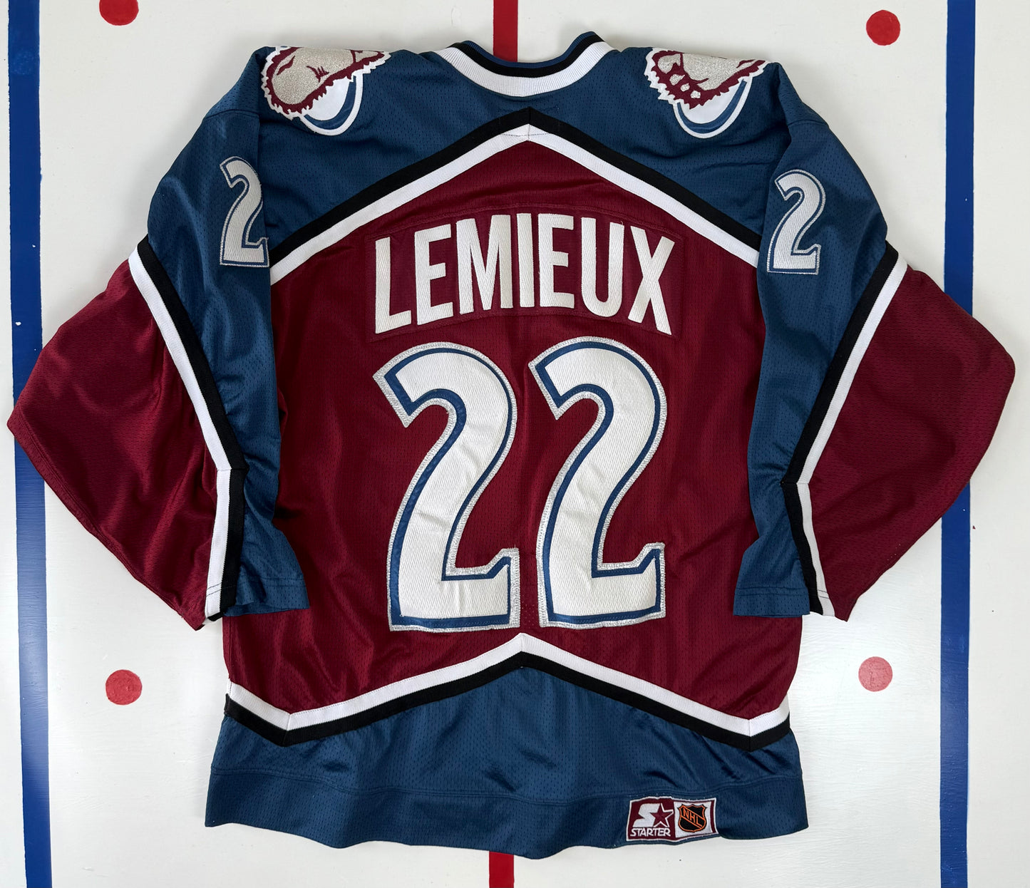 Colorado Avalanche Claude Lemieux 1996 Stanley Cup Finals NHL Hockey Jersey (52/XL)