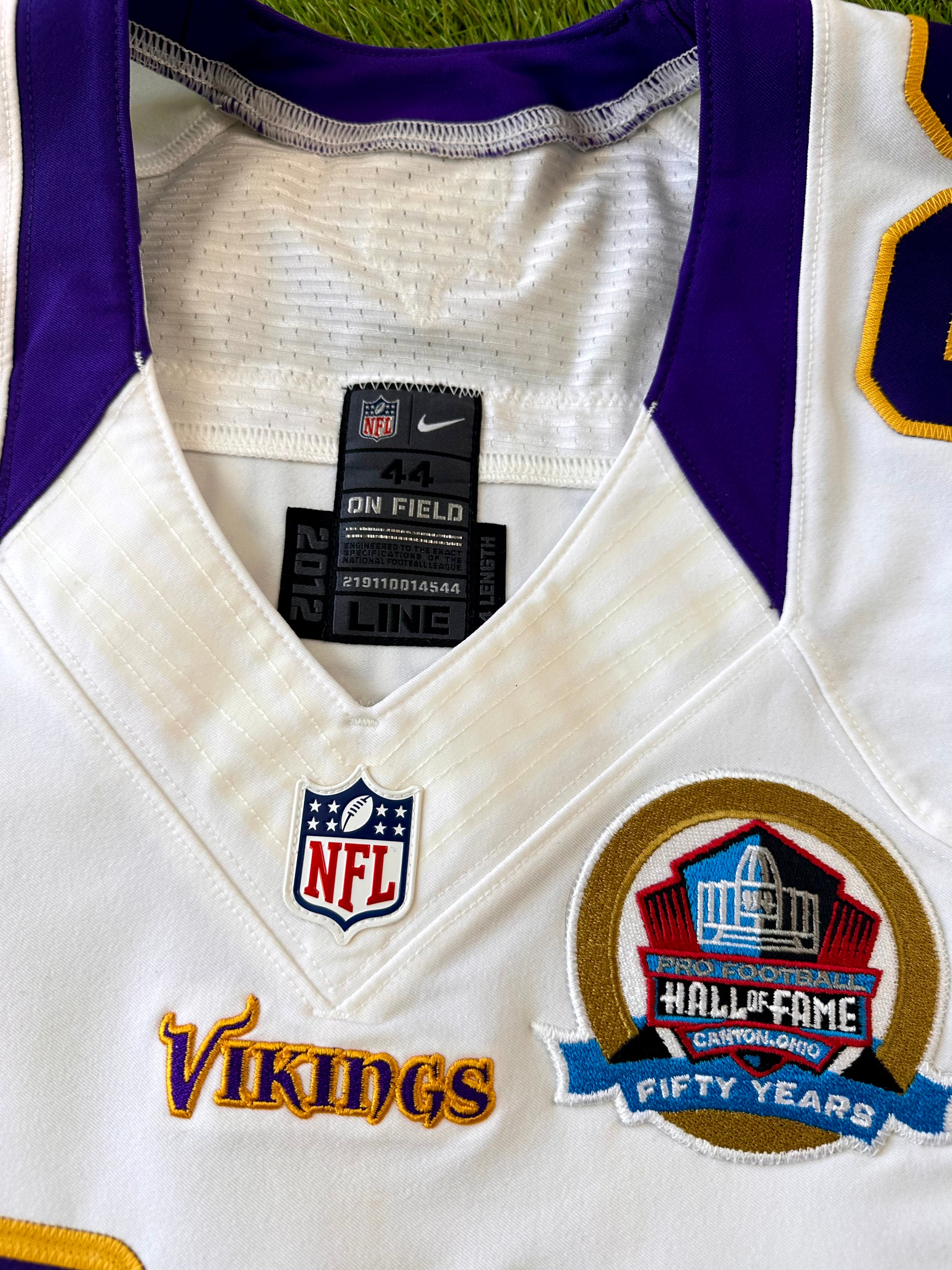 Minnesota Vikings Adrian Peterson 2012 Team Issued NFL Football Jersey Grail Snipes