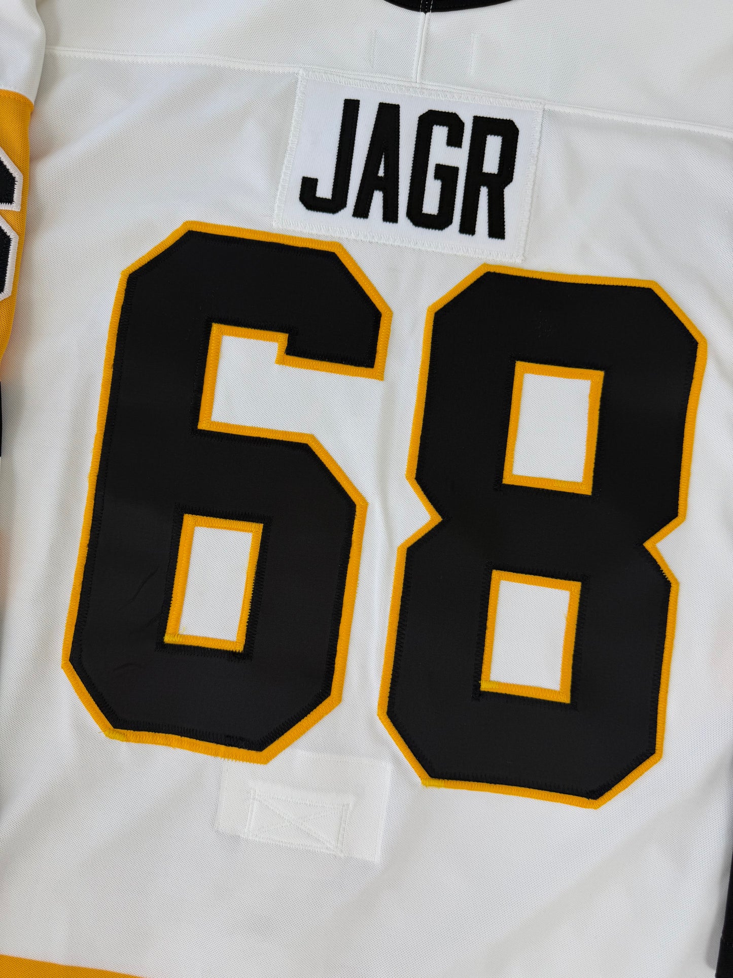 Pittsburgh Penguins Jaromir Jagr 1991 Stanley Cup Finals NHL Hockey Jersey (48/Large)