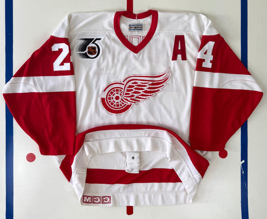 Detroit Red Wings Bob Probert 1991-1992 NHL Hockey Jersey (52/XL)
