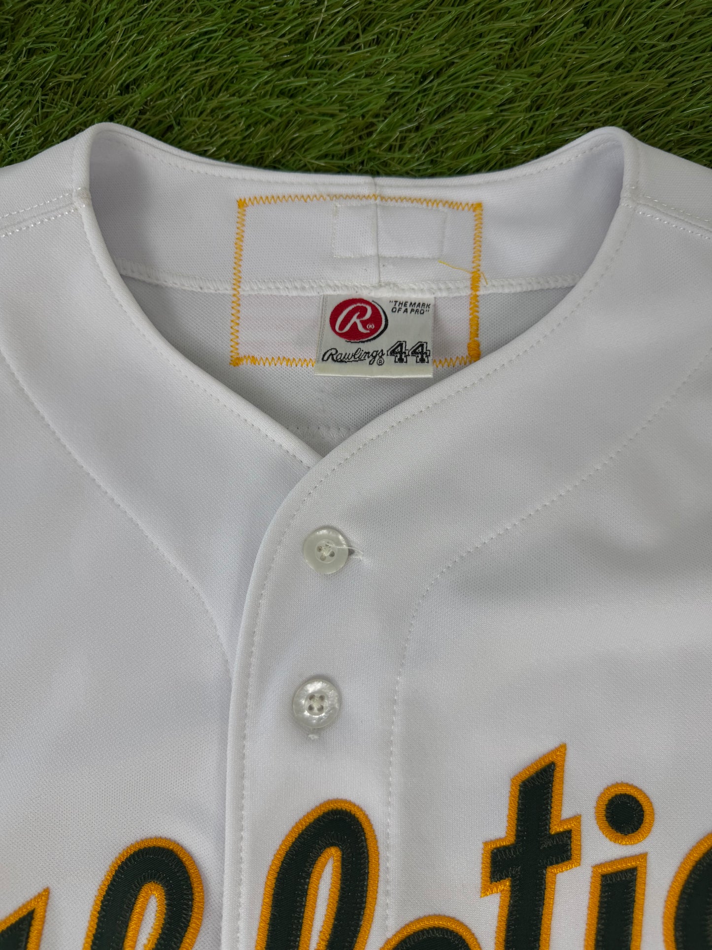 Oakland Athletics Barry Zito 2001 MLB Baseball Jersey (44/Large)