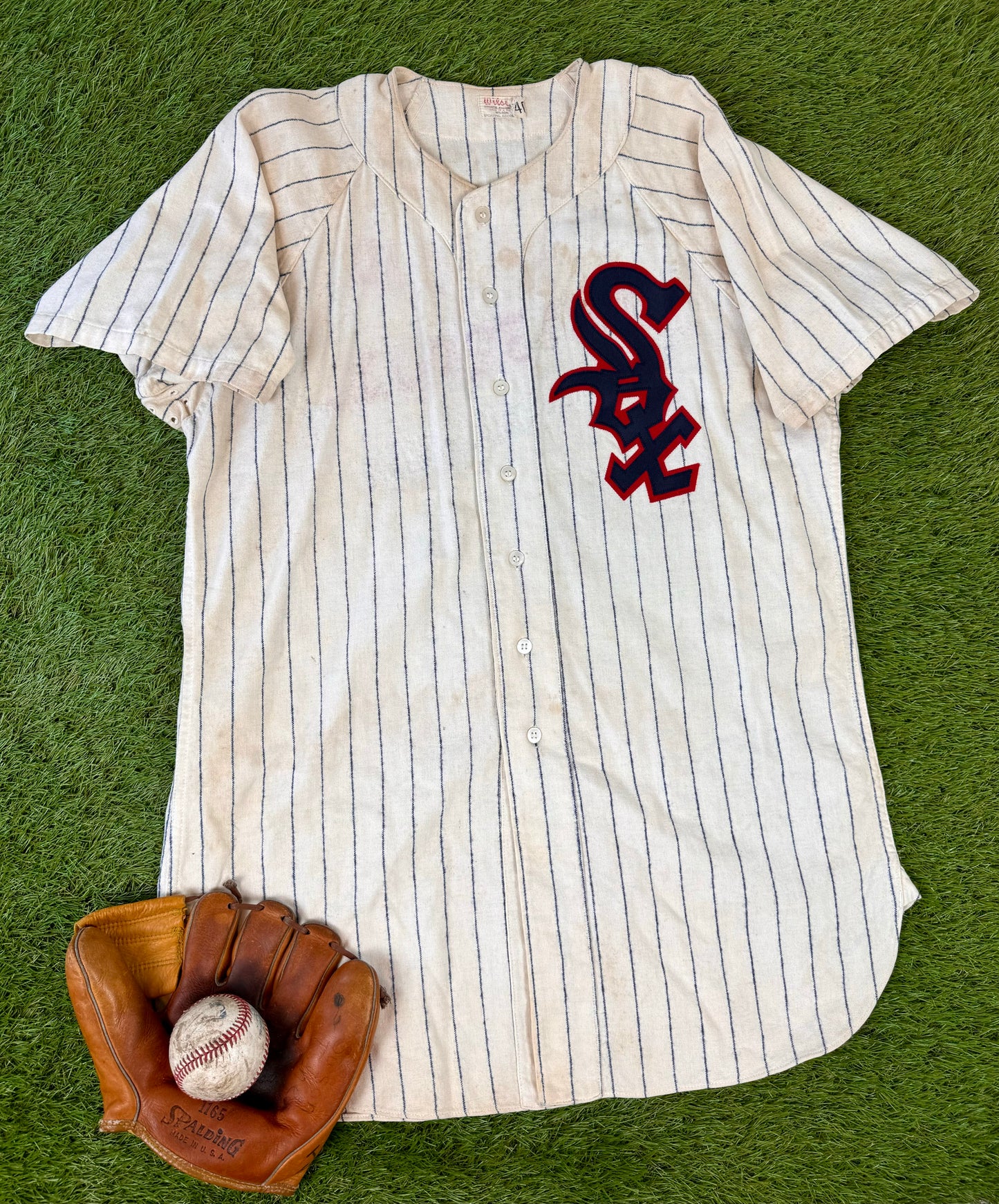 Chicago White Sox 1955 Vern Stephens MLB Baseball Jersey (40/Medium)